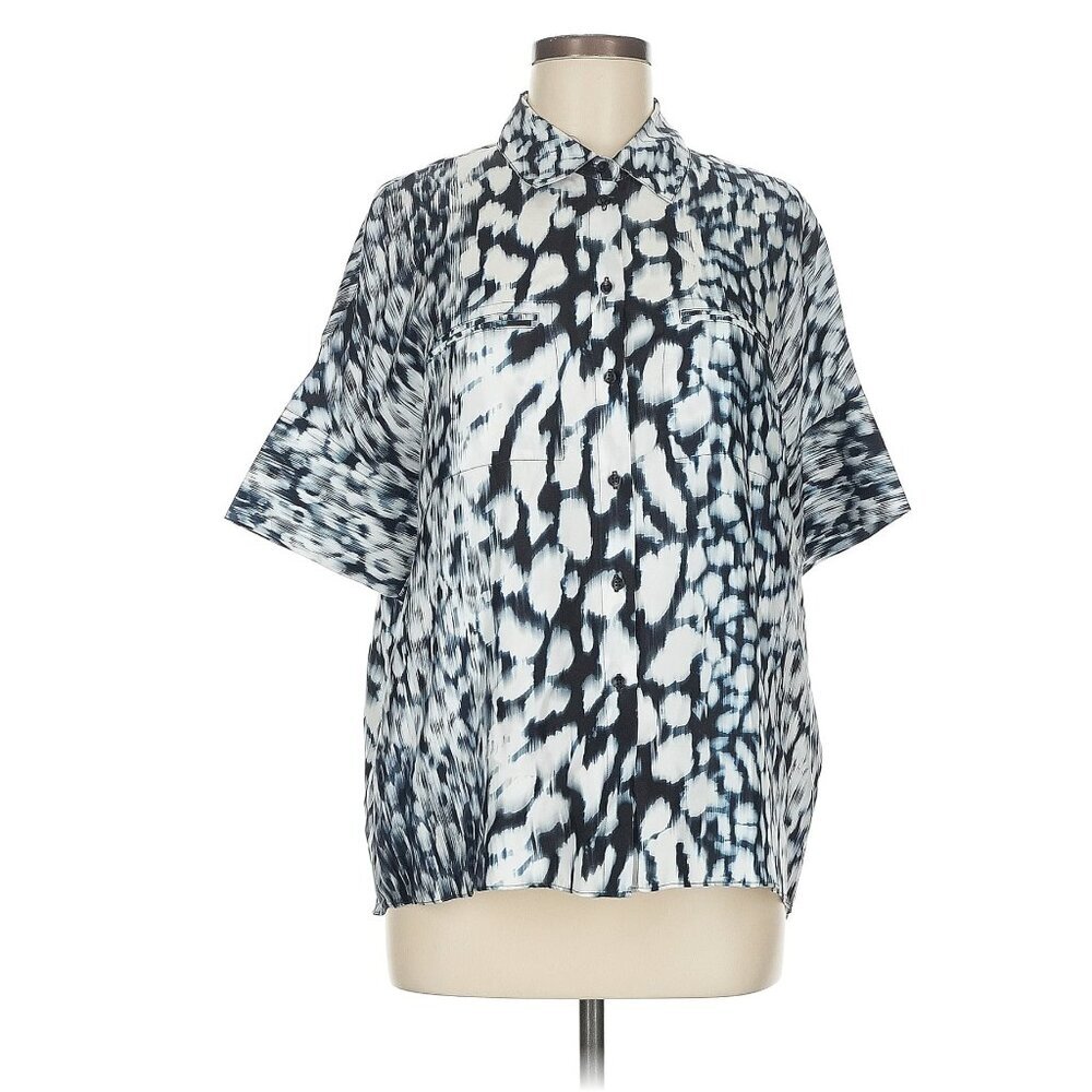 Elie Tahari 2-Piece Set – Silk Top (M) & Pleated Midi Skirt (10 Medium) Coord - Picture 2 of 11